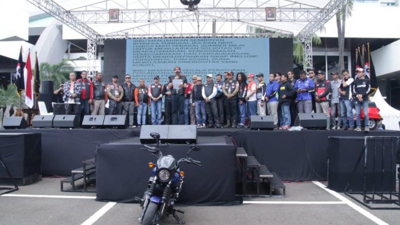 Para Bikers Indonesia Deklarasikan IBBU Sebagai Wadah Pemersatu Komunitas Motor di MPR RI