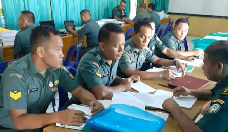 Kunjungan Kerja Tim Wasrik Itdam Iskandar Muda ke kodim 0107 Aceh Selatan