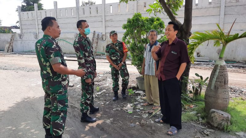 Dandim Solo Sambangi Warga Yang Terkena RDP  (Covid 19)