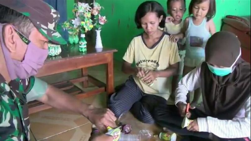 TMMD Bangkitkan Kemandirian Ekonomi Keluarga Ditengah Pandemi Corona (COVID-19)