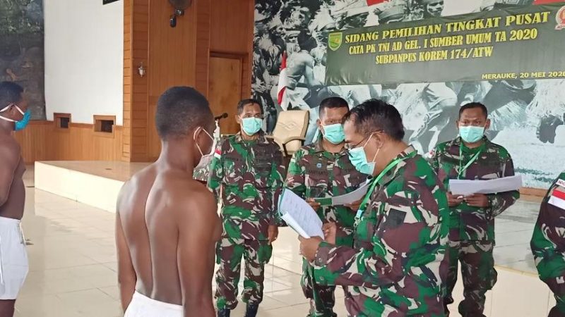 Lulus Jadi Anggota TNI AD;  Cita-Cita Yusuf Rony Kabarjay Putra Asli Papua Akhirnya Tercapai
