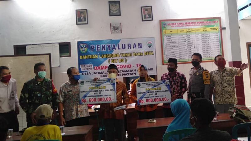 Seluruh Desa Di Kecamatan Arjosari Kabupaten Pacitan Provinsi Jawa Timur Telah Menuntaskan Penyaluran BLT-DD Tahap I