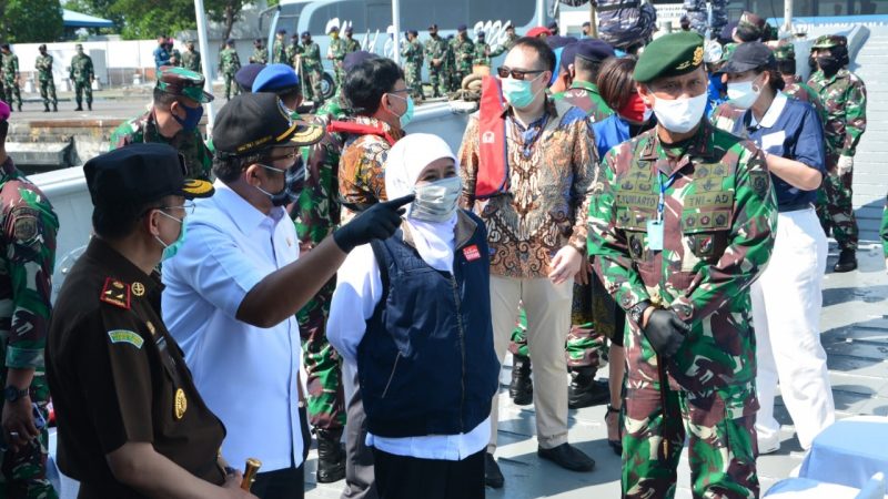 Pangdivif 2 Kostrad Hadiri Acara Peduli Kasih Dampak Covid-19 di Selat Madura