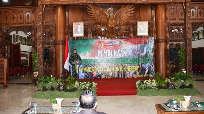 Harapan Danrem 081/DSJ Terhadap TMMD ke 108 Kodim 0807/Tulungagung