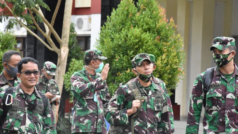 Staf Operasi TNI Angkatan Darat (Sopsad)  Lakukan Aswas Satuan BKO Teritorial Kodam XVIII/Kasuari