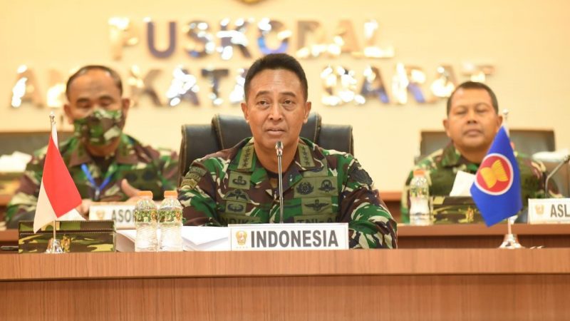 Kasad Bersama dengan Pemimpin Angkatan Darat se-ASEAN, Bahas Penanganan Covid-19