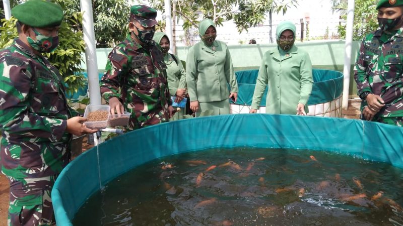 Budidaya Ikan Air Tawar Sistim Bioflok Mendapatkan Apresiasi Danrem 071/ Wijayakusumah