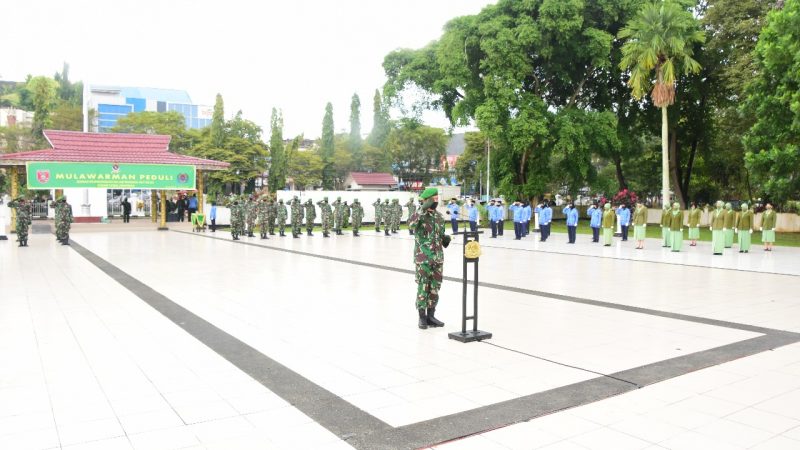 HUT Kodam VI Mulawarman ke-62, Korem 091/ASN Ziarah ke Taman Makam Pahlawan Kesuma Bangsa