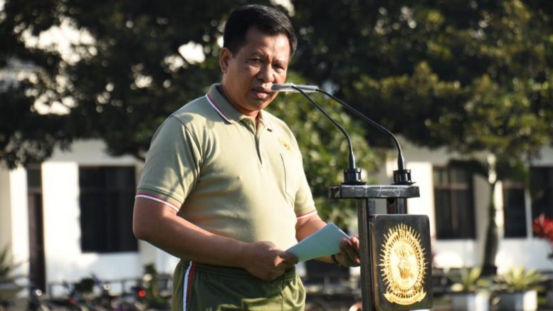 Wadan Seskoad Pimpin Apel Kesiapan, Menyambut In Campus Pasis Dikreg LIX