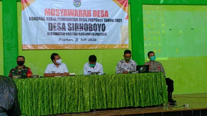 MUSDES DESA SIRNOBOYO SEBAGAI SARANA SERAP ASPIRASI WARGA DESA