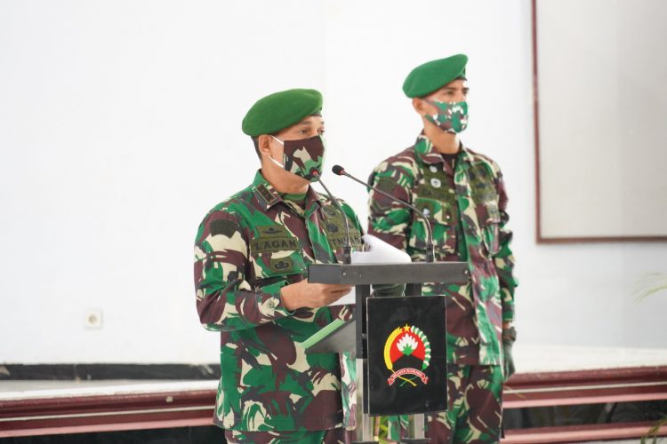 9 Jabatan Strategis di Lingkungan Korem 071/Wijayakusuma Diserahterimakan