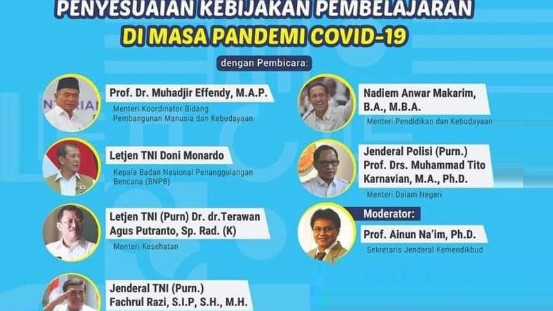 Kemendikbud Terbitkan  Pedoman Pelaksanaan Kurikulum pada Satuan Pendidikan dalam Kondisi Khusus