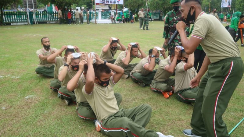 Meriahkan HUT Ke-75 RI,  Kodim 0311/Pessel Gelar Lomba Tradisional