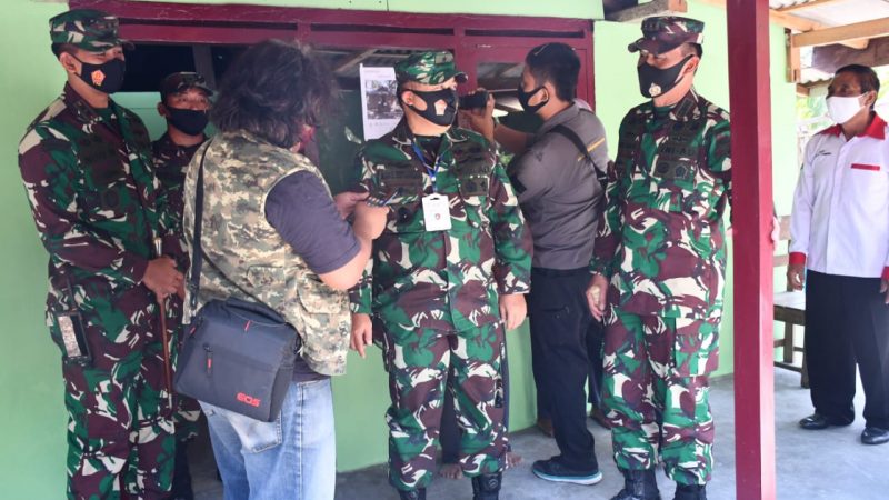 Pesan Danrem 081/DSJ, Saat Dampingi Kasdam Brawijaya Terhadap Program Rutilahu dan Jambanisasi di Pacitan