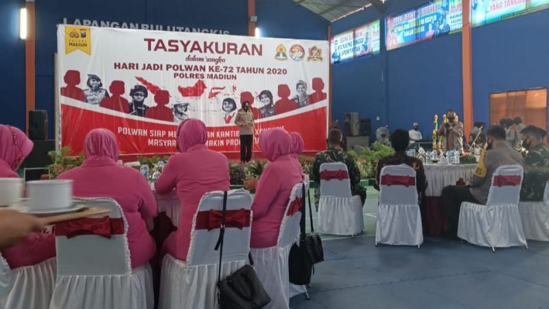 Kowad Korem 081/DSJ Hadiri Tasyakuran Hari Jadi Polwan Ke-72