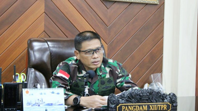 Hadiri Webinar HUT ke- 61 Paguyuban Sunda, Pangdam XII/Tpr Ajak Pelihara Bhineka Tunggal Ika