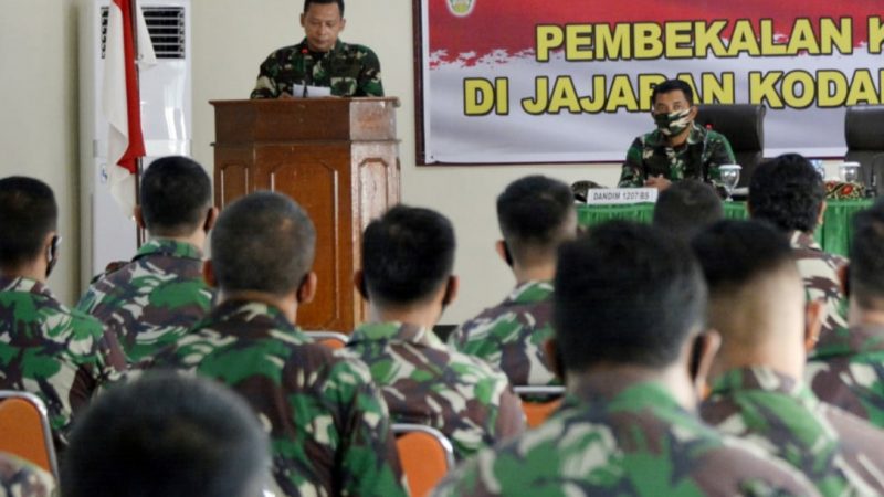 Prajurit Kodam XII/Tpr Terima Pembekalan Pencegahan Radikalisme
