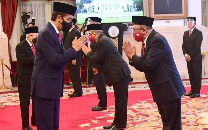 Sesuai Protokol Kesehatan, Presiden Lantik 20 Dubes LBBP di Istana Negara