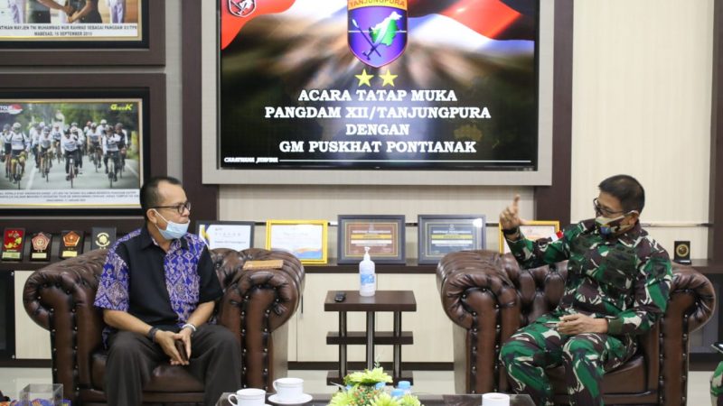 Majukan Kalbar, Pangdam XII/Tpr Terima Pengurus Puskhat