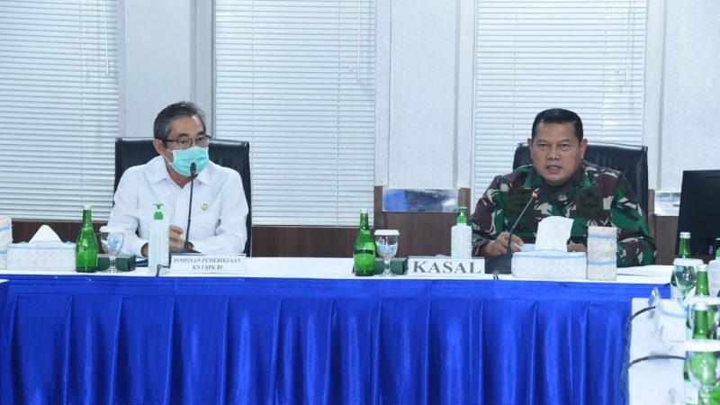 BPK RI SAMPAIKAN TAKLIMAT AWAL WASRIK UO TNI AL