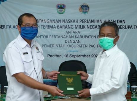 Berhasil Laksanakan PTSL Kantor Pertanahan Pacitan Raih Peringkat 1 Jawa Timur