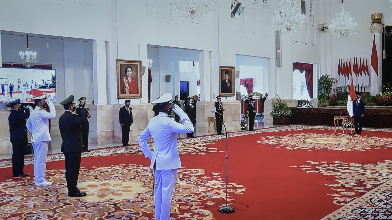 Peringati HUT Ke-75 TNI, Presiden: Sinergi Kunci Membangun Kekuatan Pertahanan
