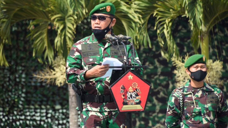 Dankodiklatad : TNI AD Berkomitmen Membentuk Sikap Prajurit Sapta Marga.