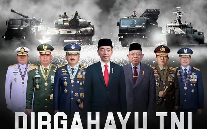 DIRGAHAYU  TNI; SINERGI UNTUK NEGERI