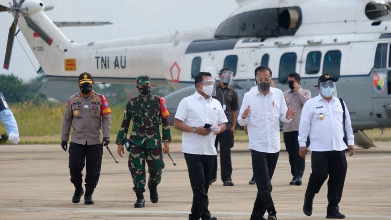 Pangdam XII/Tpr Dampingi Kunjungan Kerja Presiden di Pulang Pisau