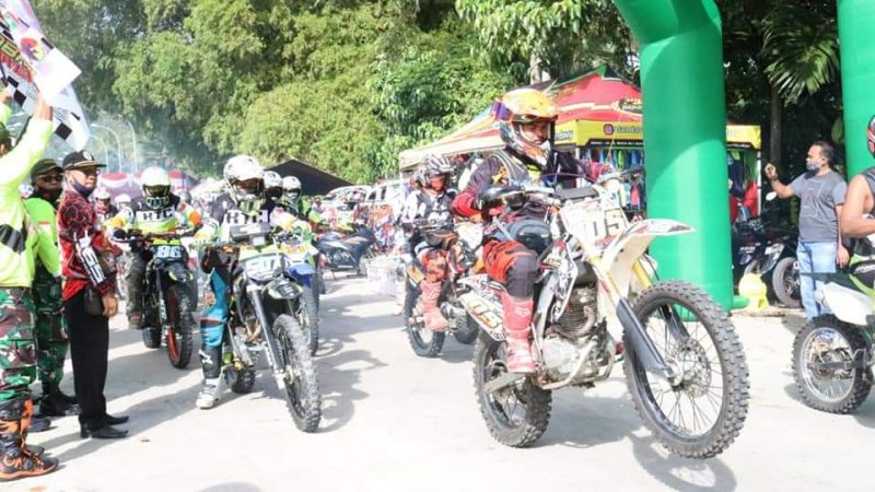Kodim 0309/Solok, Selenggarakan “Wirabraja Trail Adventure” dalam Rangka HUT ke 75 TNI