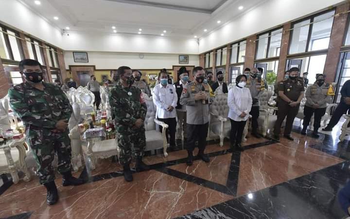 Walikota Surabaya Bersama Forkopimda Deklarasi Jogo Surabaya Damai