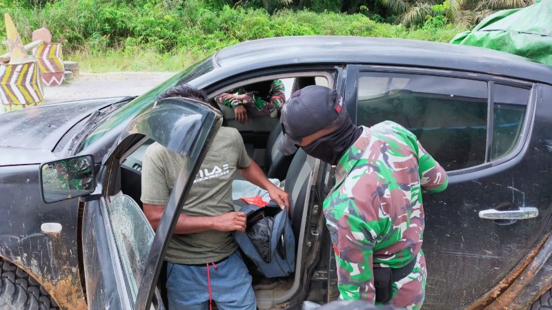 Cara Satgas Pamtas Yonif 642 Cegah Ilegal dan Peredaran Narkoba
