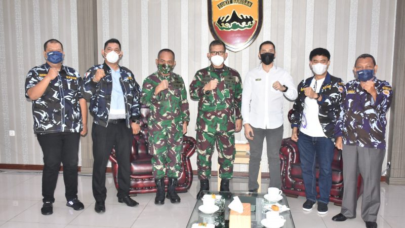 Pangdam I/BB Terima Audiensi Pimpinan Daerah Angkatan Muda Pembaharuan Indonesia (DPD AMPI)