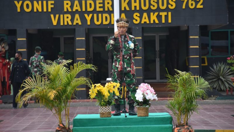 Pangdam XVIII/Kasuari: Saya Bangga,Kalian  Prajurit Hebat, Memiliki Roh, Aura dan Kemampuan yang tak Tertandingi