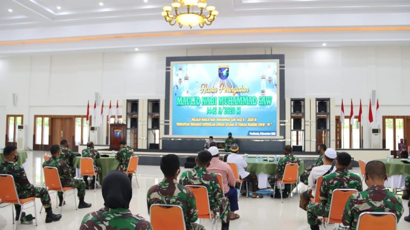 Peringatan Maulid Nabi, Pangdam XII/Tpr : Lakukan yang Bermanfaat Bagi Masyarakat