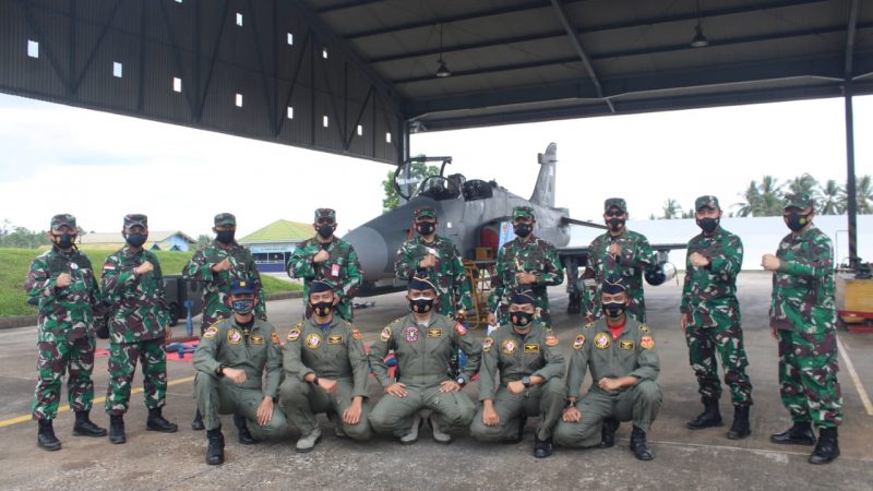 Akhiri Kunjungan di Wilayah Kodam XII/TPR, Pangkogabwilhan I Sambangi Dua Skadron