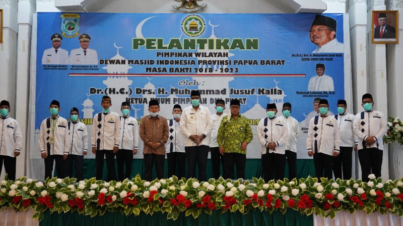 Pangdam XVIII/Kasuari Hadiri Acara Pelantikan Pimpinan Wilayah Dewan Masjid Indonesia Provinsi Papua Barat