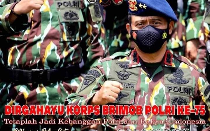 Kapolda Jateng: Dirgahayu Brimob Ke-75, Tetaplah Jadi Kebanggan Polri dan Rakyat Indonesia