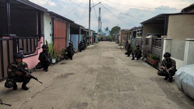 Ratusan Prajurit R-301/PKS ikuti Latihan Pertempuran Perkotaan