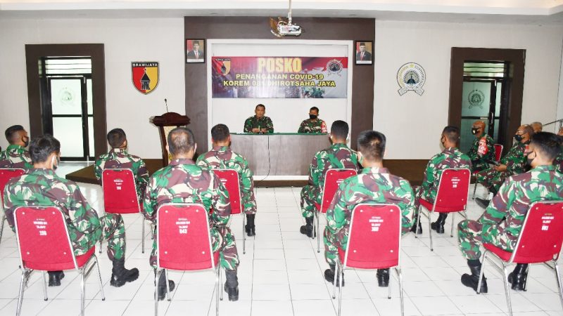 Danrem 081/DSJ Beri Motivasi Personel Yang Akan Bertugas di Yonif 511/DY