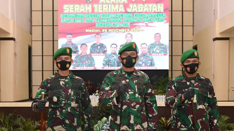 Pimpin Sertijab, Danrem 081/DSJ Ungkap Tantangan Tugas ke Depan
