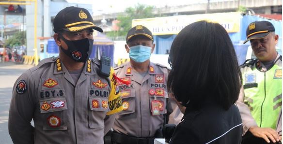 Polda Banten Amankan Nataru dengan Tetap Himbau Terapkan Prokes.