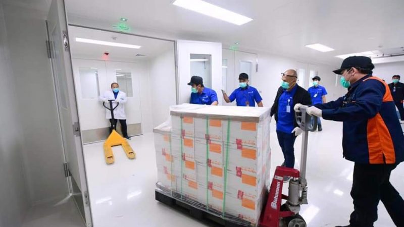 Vaksin Sinovac Disimpan di Bio Farma Bandung