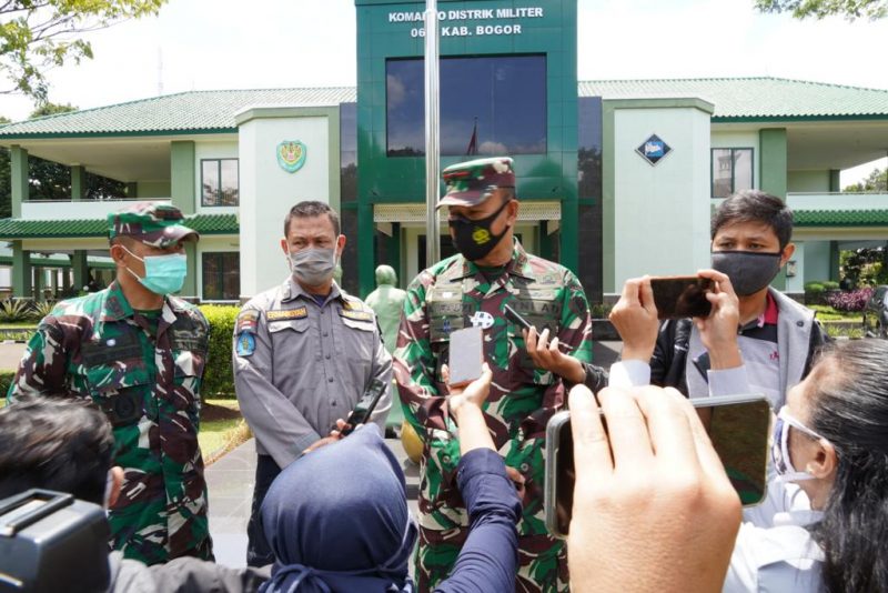 KUNJUNGAN PERDANA DANREM 061/SK KE KODIM 0621/KAB. BOGOR