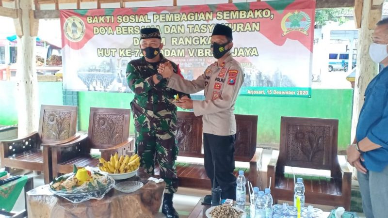 Kodim 0801/Pacitan Gelar Doa Bersama Hari Juang Kartika dan HUT KE-72 Kodam V/Brawijaya.