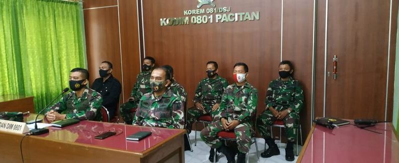 Vidcon Pengarahan Pangdam V/Brawijaya Mayjen TNI Suharyanto S.Sos., M.M