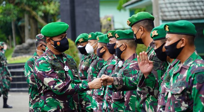 Danrem 061/Sk Pengecekan Awal Kesiapan Yonif 315/GRD  Sebagai Satgas Pamrahwan Papua