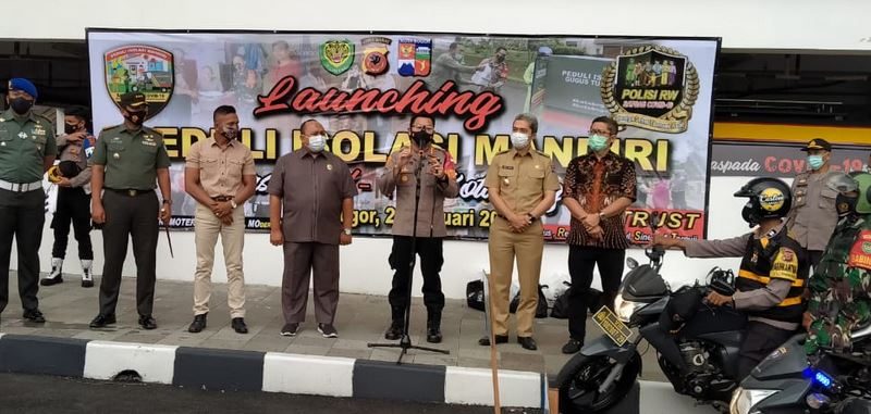 Danrem 061/Sk; Apresiasi Forkopimda Kota Bogor  Launching Peduli Isolasi Mandiri
