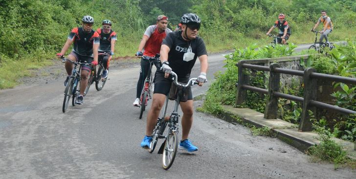 Suasana Keakraban,  Warnai Gowes Dandim Bersama Kapolres Boyolali