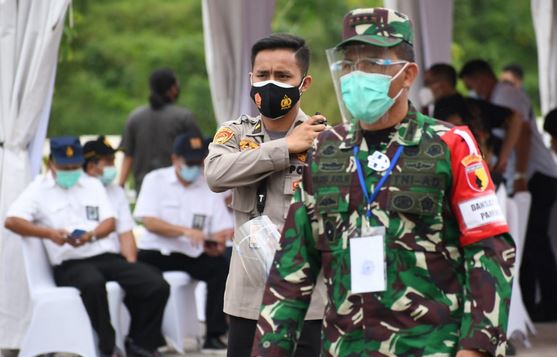 Selaku Dansatgas Pamwil, Danrem 081/DSJ Amankan Kunker Presiden RI di Pacitan